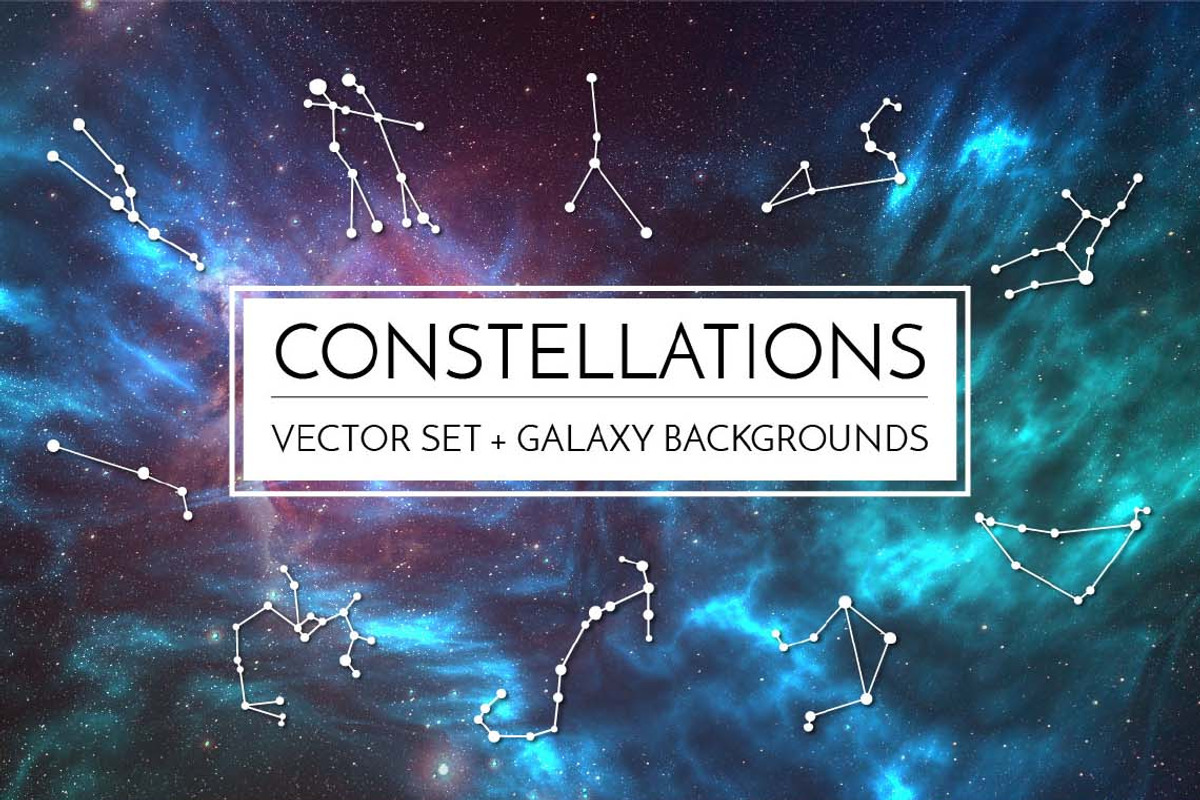 Galaxy Constellation Set, a Texture Illustration by Anna Freya (Photo 14 of 14)