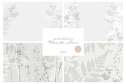 BUNDLE Floral watercolor paper, a Texture Illustration by Anna Sokol (Thumbnail 14 of 71)