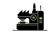 Bold industrial machine silhouette, an Illustration by Amazin_art (Thumbnail 3 of 31)