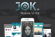 JOK Mobile App UI KIT, an UI Kit Template by No.13 (Thumbnail 4 of 8)