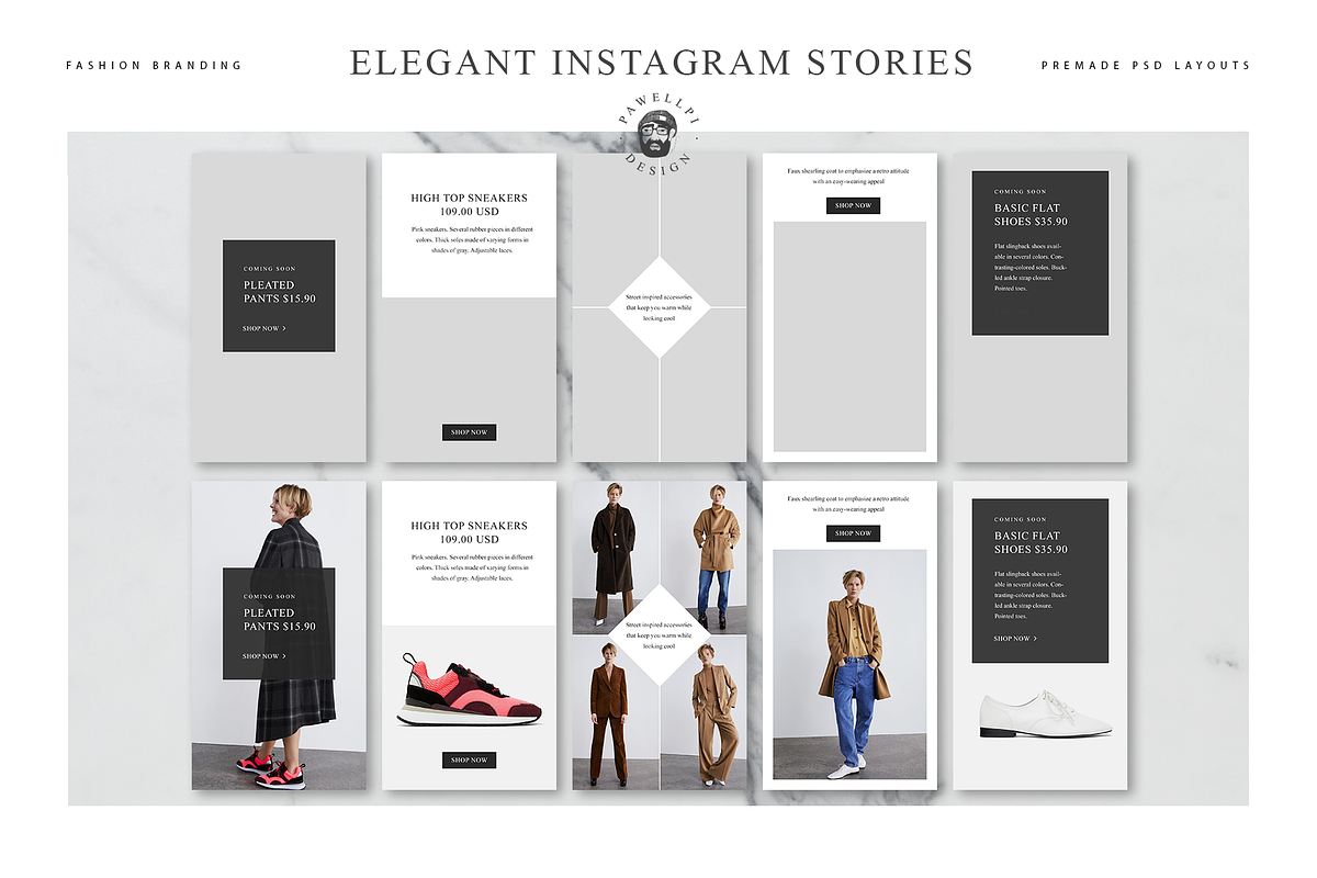 ELEGANT INSTAGRAM STORIES, a Social Media Template by pawellpi (Photo 20 of 26)