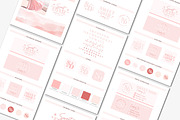 Pink Retro Branding Kit Canva Templa, a Branding & Logo Template by ChicGraphix (Thumbnail 4 of 7)