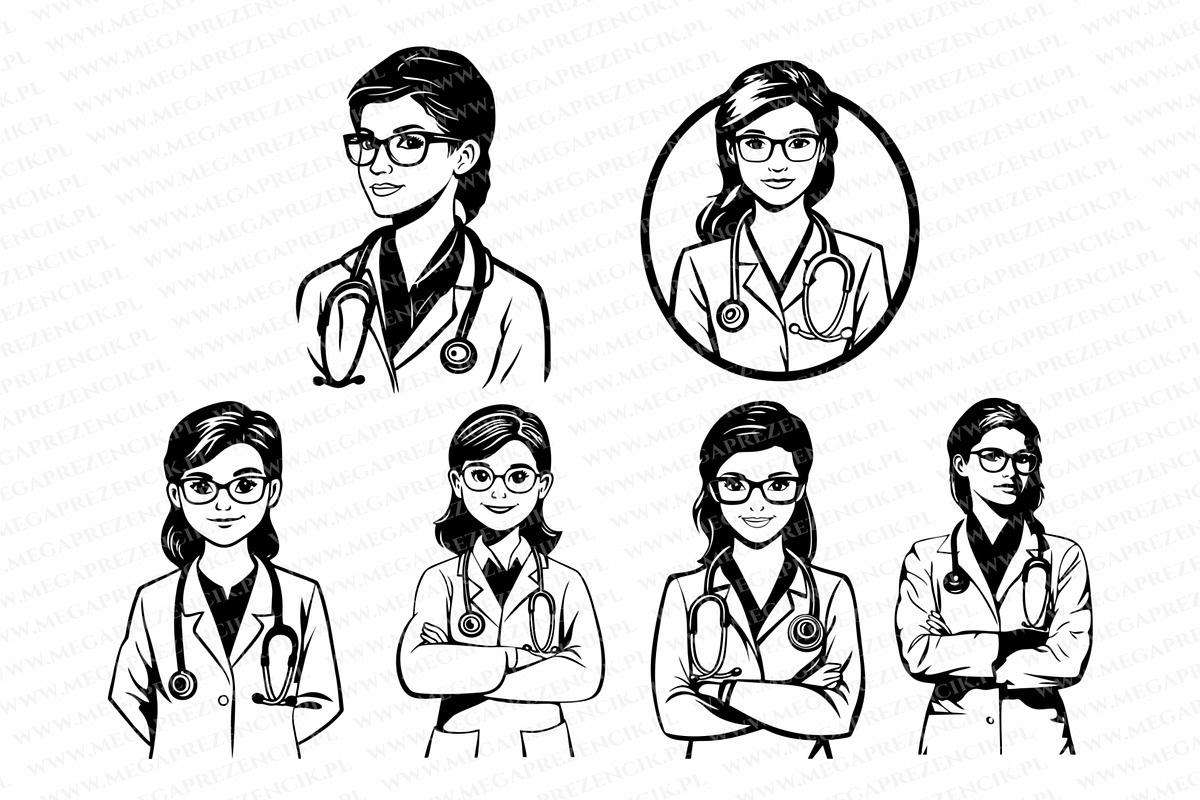 Bundle Doctor graphics set for laser, an Object Graphic by MegaPrezencik (Photo 3 of 4)
