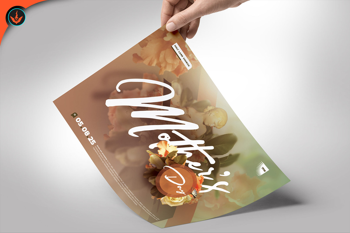 Mother's Day Church Flyer Template, a Flyer Template by SeraphimChris (Photo 2 of 9)