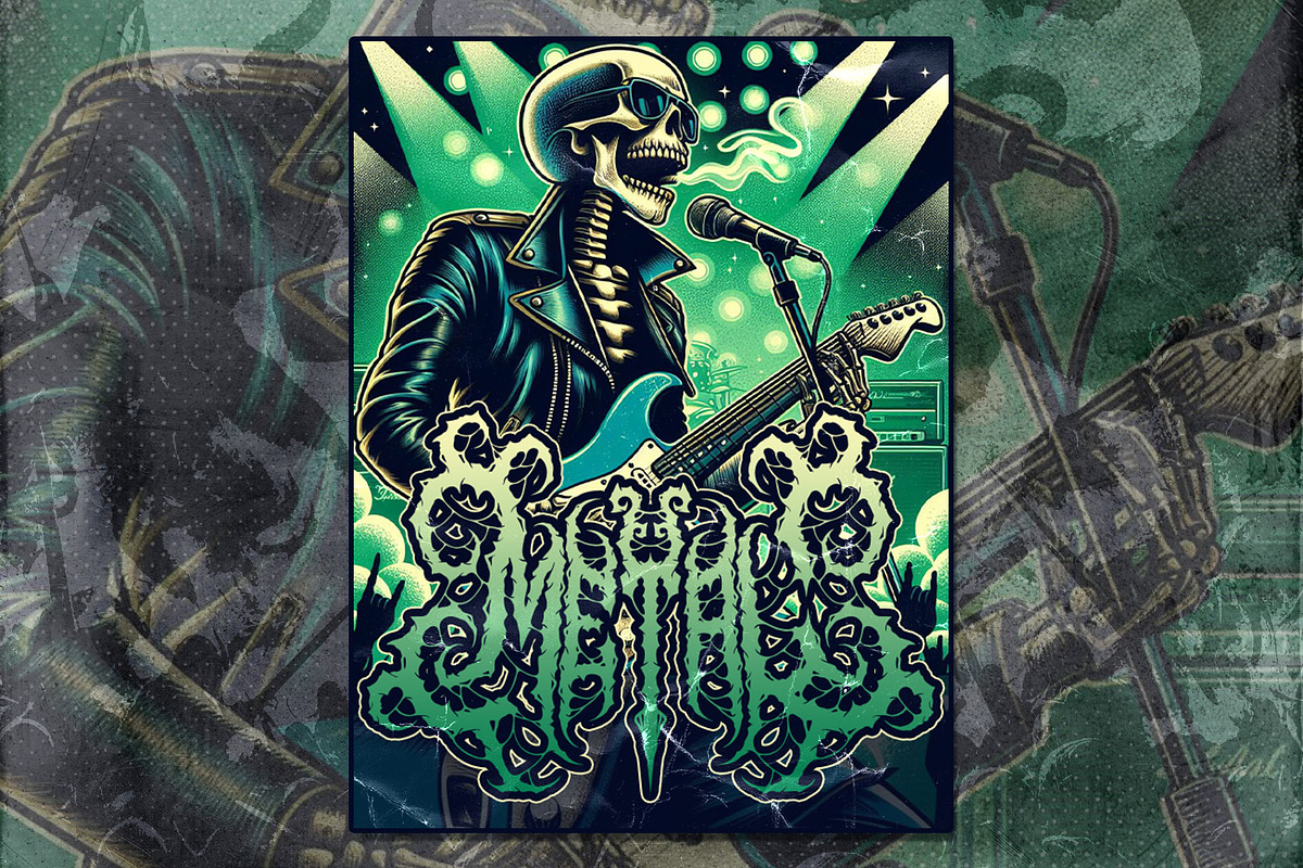Marvosa Black Metal, a Blackletter Font by Blackmetalfont (Photo 6 of 8)