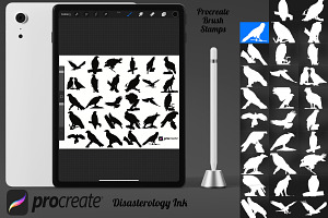 Eagle Silhouettes Set 1 Procreate