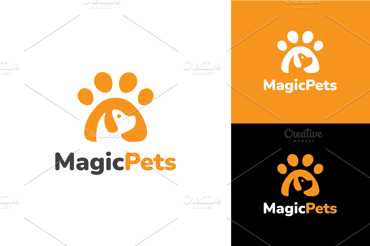 Magic Pets Logo, a Branding & Logo Template by zaqilogo