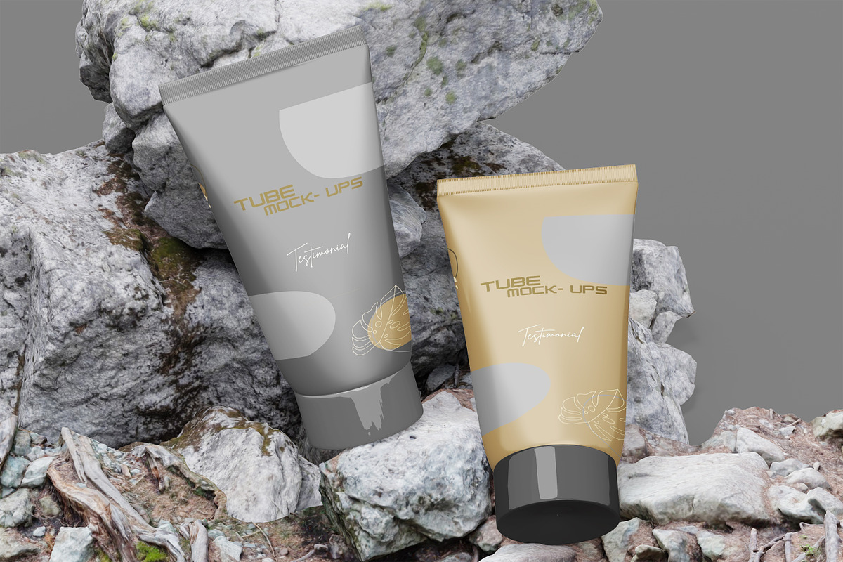 COSMETIC TUBE, a Packaging Mockup by kebunmockup (Photo 4 of 5)