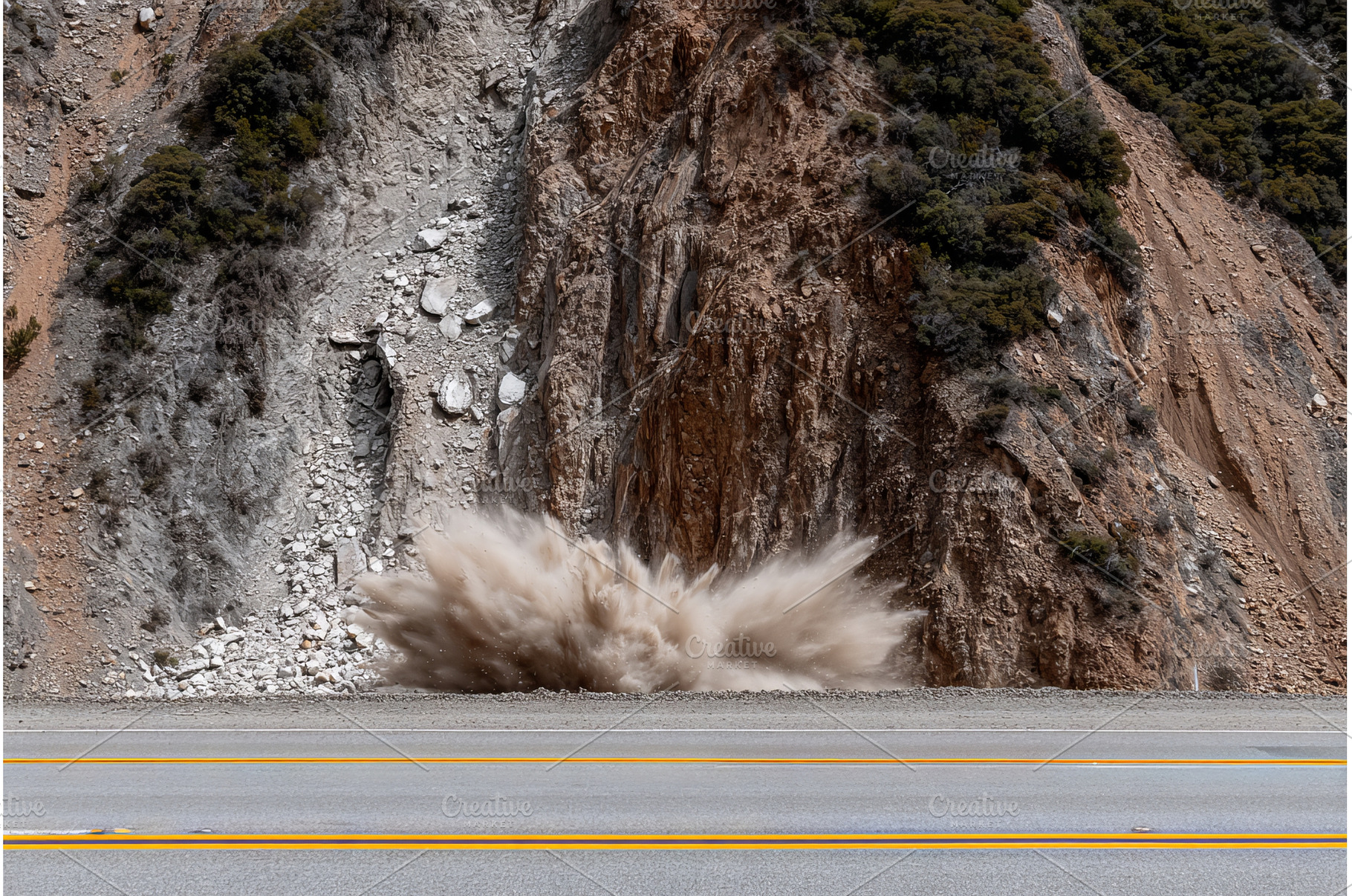 A landslide occurred on Whanganui, a Nature Photo by ZinetroN