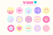 Y2K Pastel Instagram Icons Canva, a Social Media Template by Hell Yeah Designs (Thumbnail 2 of 3)
