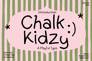 Chalk Kidzy - Bold, Fun, and Full, a Handwritten Font by delipensil (Thumbnail 1 of 10)