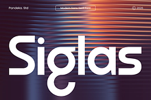 Siglas - Modern Sans Serif Font