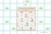 Safari Friends, adventures animals, an Animal Illustration by polikarpovaart (Thumbnail 8 of 24)