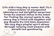 LAZY DOG - Handwritting, a Handwritten Font by Charmingbear59.design (Thumbnail 3 of 5)