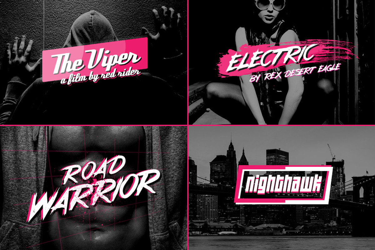 The 80's Action Badges preview 4