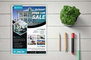 Real Estate Flyer Template Design, a Flyer Template by Graphiexperto (Thumbnail 4 of 6)