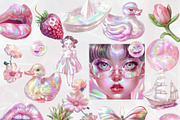 Dreamy Pink Collection, an Object Graphic by Natali Batu (Thumbnail 5 of 16)