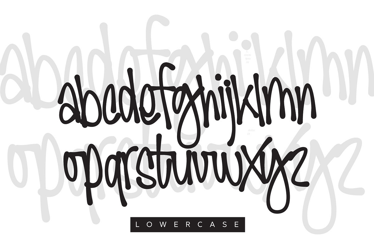 Wildspray Syndrome, a Handwritten Font by Ridha-38.lineart (Photo 3 of 9)