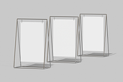 Sign Stand Mockup, an Advertising Mockup by Permadi Creative (Thumbnail 5 of 5)