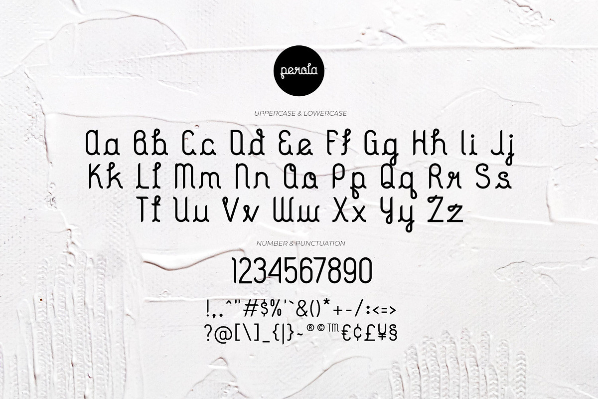 Perola - Fancy Type