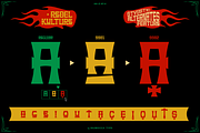 Rebel Kulture + Free Vector Set, a Serif Font by inumocca_type (Thumbnail 7 of 13)