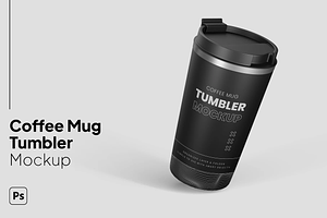 Tumbler Mockup - Drinkware Design, a Cups & Container Mockup by graphicsauce