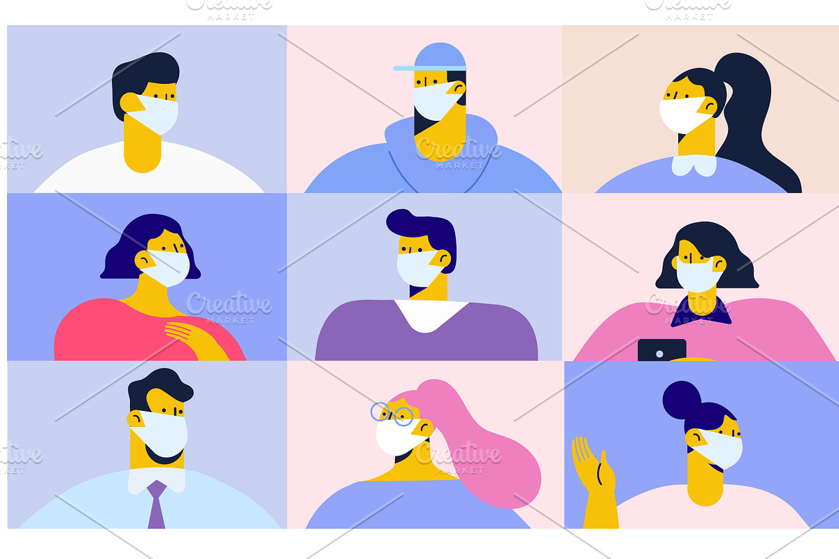 Coronavirus icons+illustrations set, a Healthcare Illustration by Vector_Art (Photo 19 of 20)