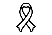 Breast Cancer Heart Ribbon SVG, a Seasonal Illustration by abu67222 (Thumbnail 8 of 13)