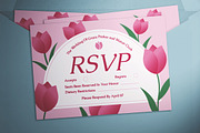 Flower Wedding Invitation Suite, an Invitation Template by The Good Store (Thumbnail 3 of 4)
