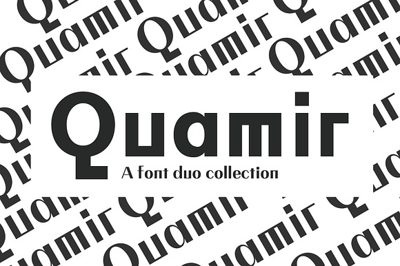 Quamir A Display Font Duo