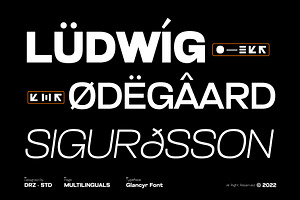 Glancyr Modern Geometric Font