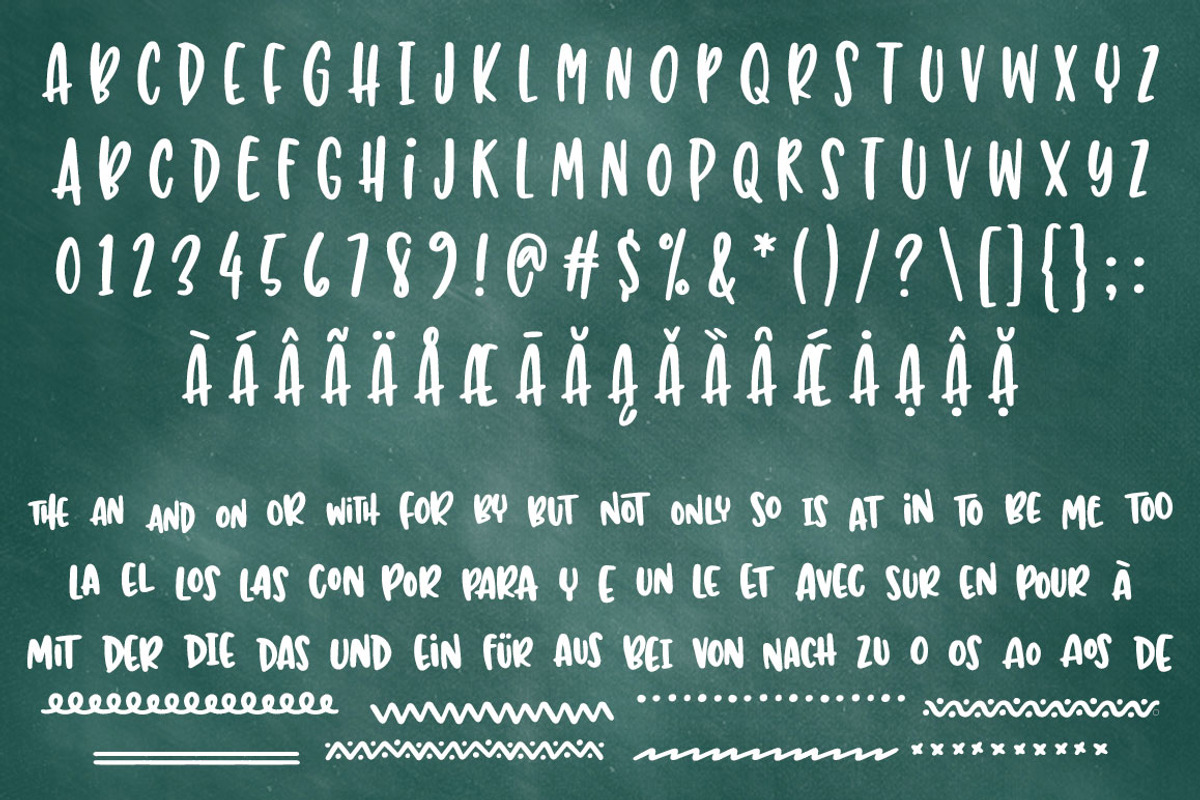 Succulent: a hand-lettered font preview 2