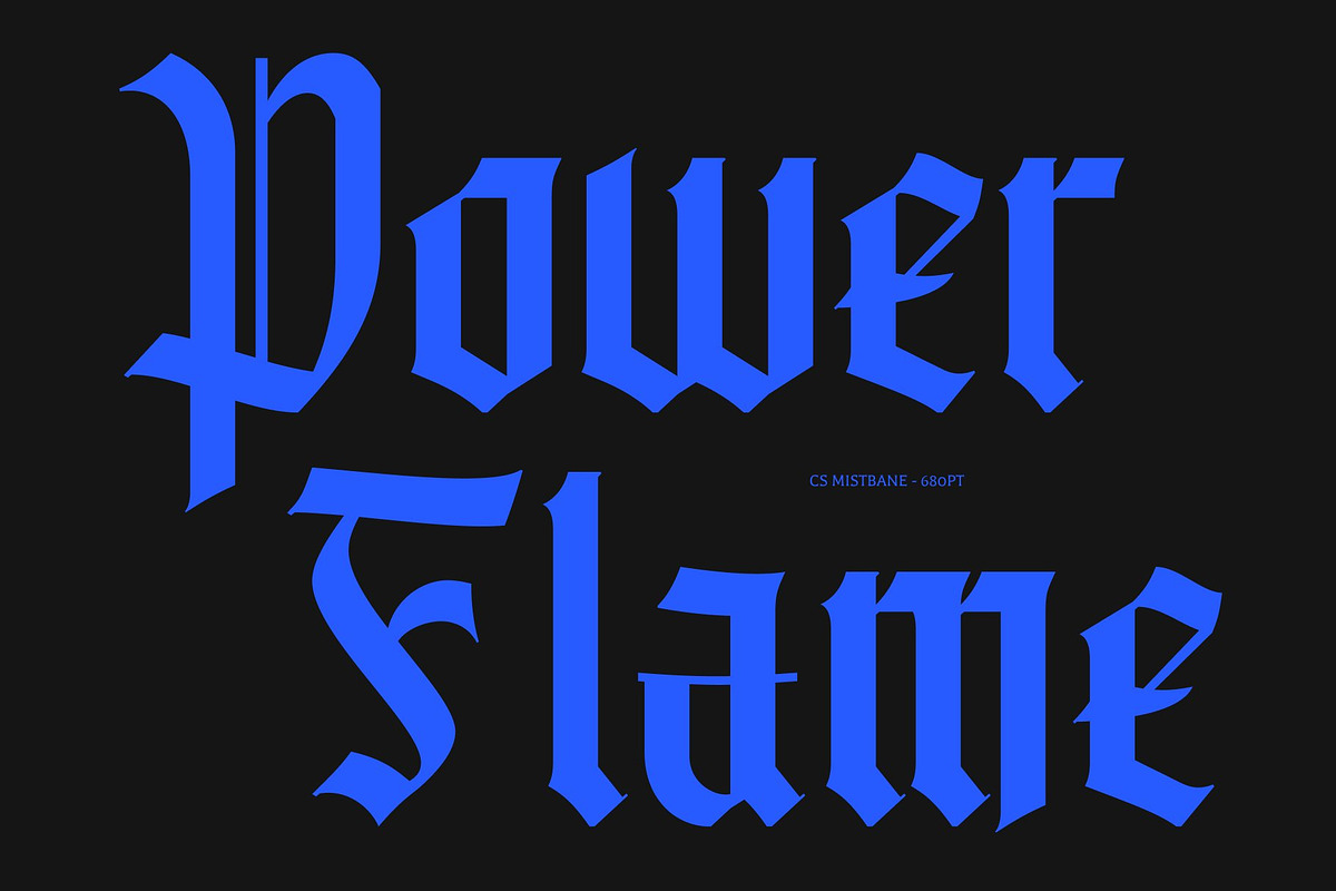 CS Mistbane – Blackletter Font, a Blackletter Font by Craft Supply Co. (Photo 6 of 8)