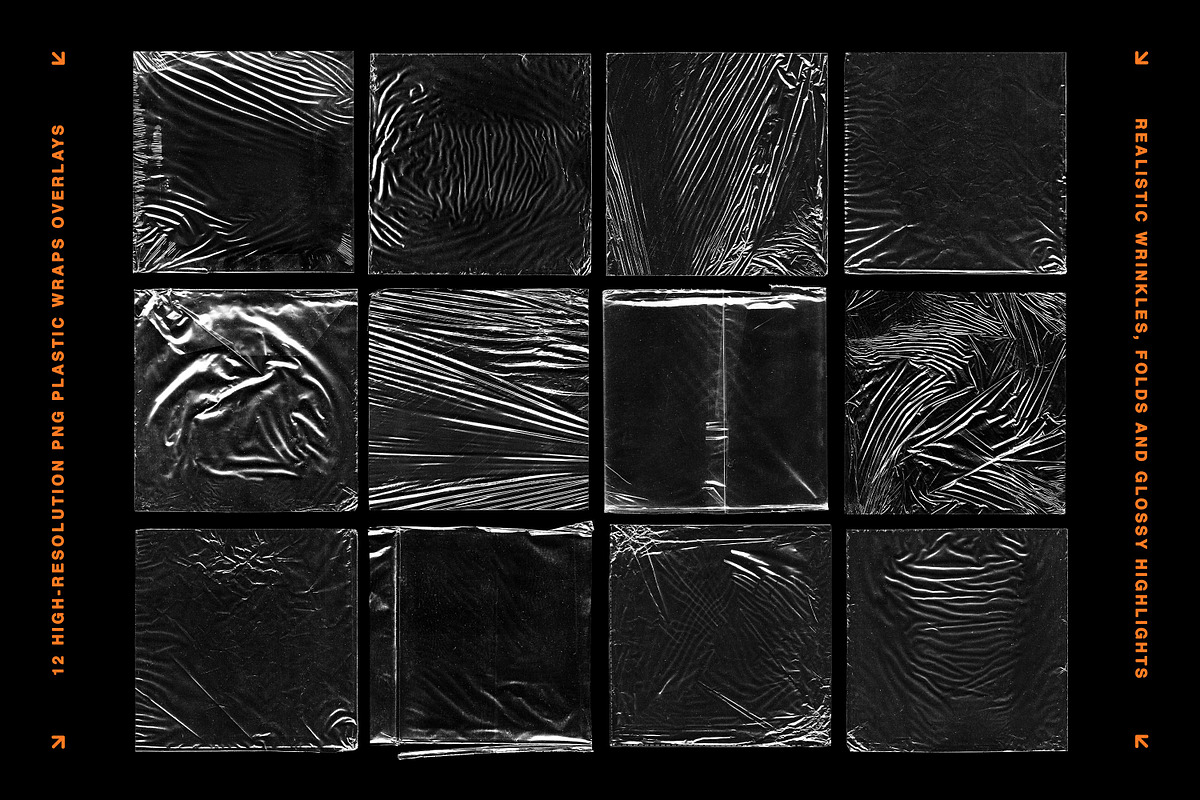 Plastic Wrap Texture Overlays, a Texture Graphic by pixelbuddha.net (Photo 2 of 6)