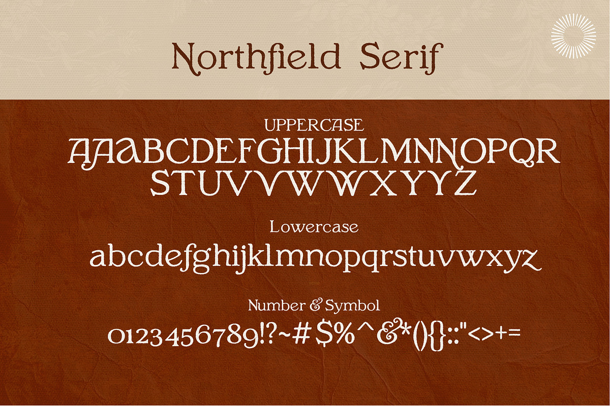 Northfield - Pressed Heritage, a Serif Font by Setara Langit CreativeStd (Photo 12 of 13)