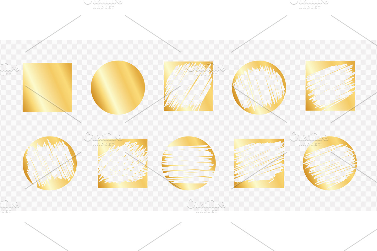 Scratch card lottery on golden, an Object Illustration by YuliiaOsadcha