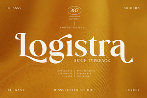 Logistra | Elegant Serif Font