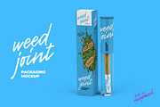 Weed Joint Pre-Roll Mockup - 5 PSD, a Product Mockup by easymock 2 (Thumbnail 4 of 11)