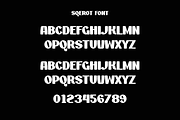 Sqerot - Bold Round Font, a Sans Serif Font by Iqsiart Studio (Thumbnail 11 of 12)