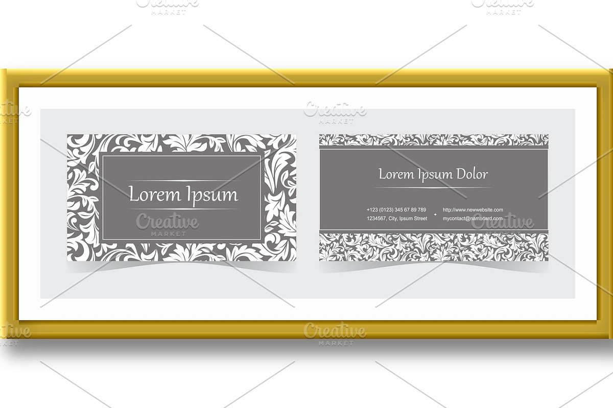 Collection of name cards. Set, a Pattern Graphic by RODINA (Photo 2 of 3)