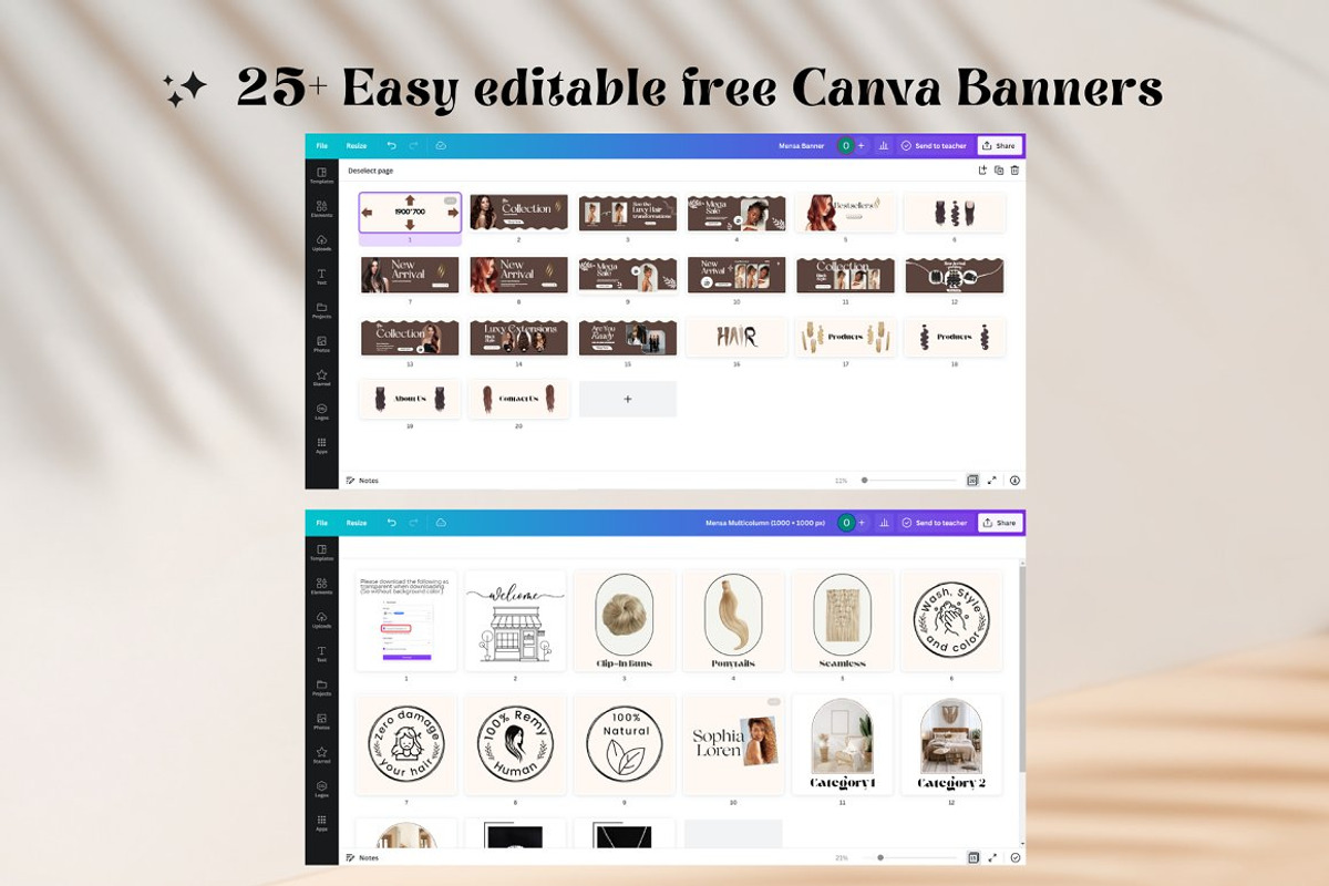 Hair Extensions Shopify Templates, a Shopify Template by DaisyStudio (Photo 3 of 9)