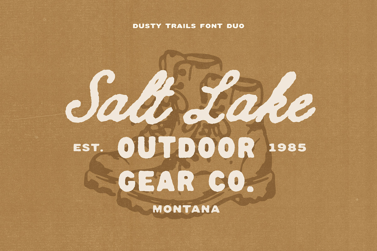 Dusty Trails, a Script Font by Davide Bassu (Photo 2 of 14)