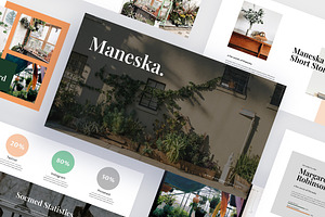 Maneska - Botanical Google Slides