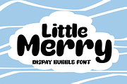 Little Merry | Bubble Fonts, a Handwritten Font by Astageni (Thumbnail 1 of 6)