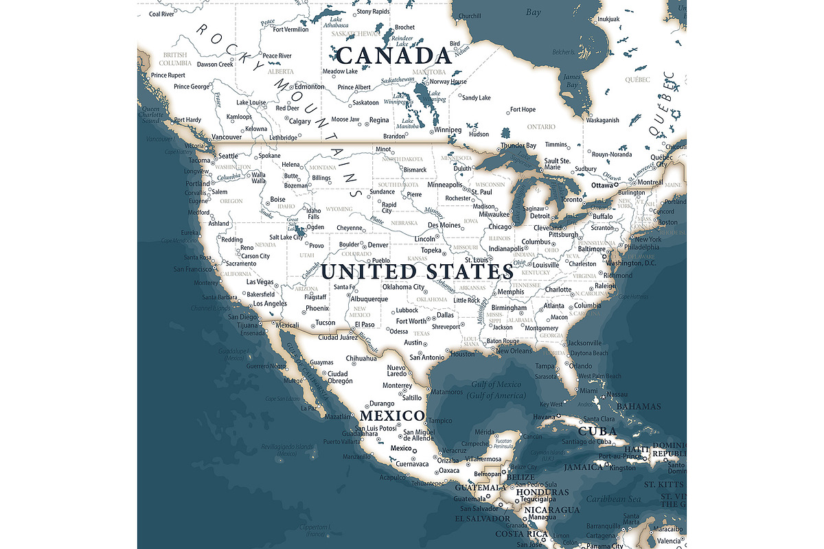 Vector World Map - Pacific View, a Graphic by PorcuPen Works (Photo 4 of 6)
