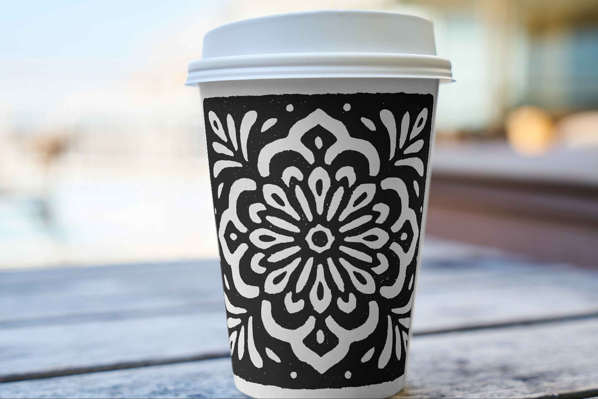 Black and White Decorative Tiles SVG, a Pattern Graphic by Pattern Whimsy (Photo 2 of 4)