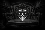 Geometric Minimalist King Logo, a Branding & Logo Template by Luxury Logos (Thumbnail 2 of 4)