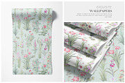 Jardin Silencieux, Watercolor Fleurs, a Pattern Graphic by TSTUDIO (Thumbnail 13 of 14)