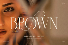 Brown Elegant Serif Display Font