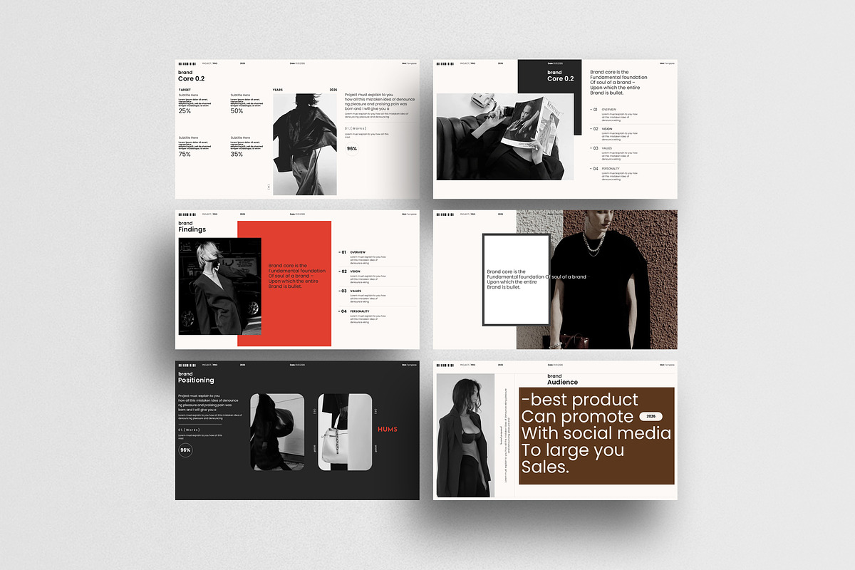 Brand Strategy Presentation Template, a Presentation Template by Aura Agency (Photo 7 of 9)